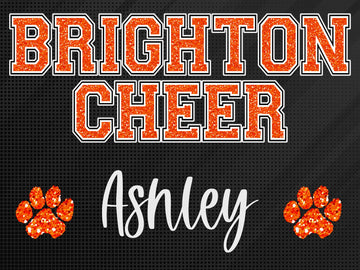 Brighton Cheer Lawn Sign