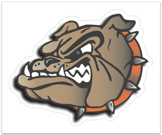 Bulldog Decal - small